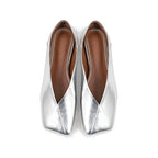 Moreno Italia Wide-Toe Ballet Flats