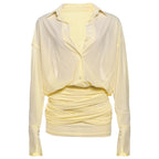Kendall Butter Yellow Shirt Dress