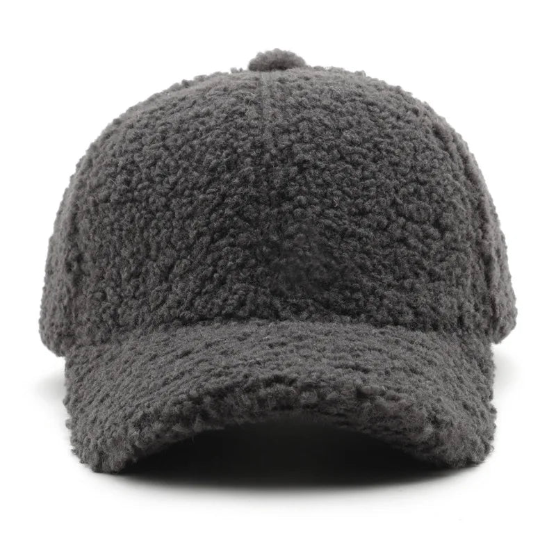 Faux Shearling Baseball Cap