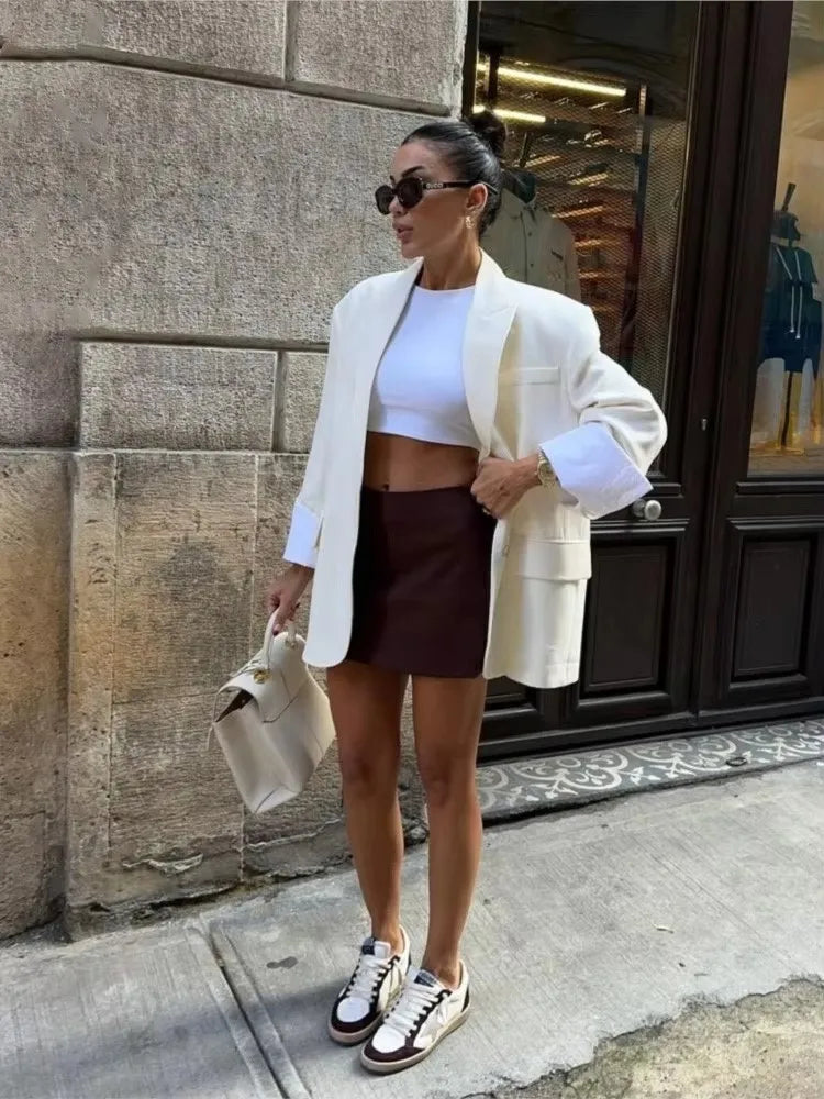 Diana Tricot Oversized Blazer