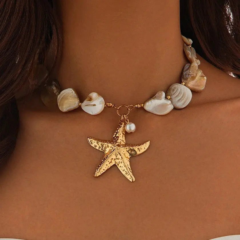 Coco & Verde Starfish Pendant Necklace