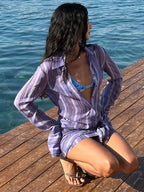 Rosalie shirt dress detail