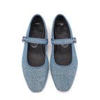 Aeden Paris Velvet Ballet Flats