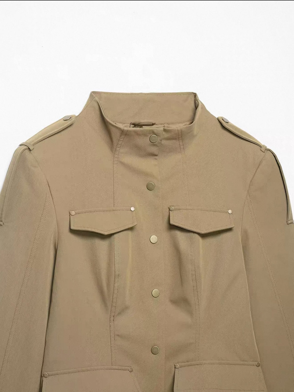 Banbury Safari Fitted Jacket collar detail