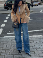 Banbury Suede Faux Fur Trim Jacket