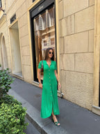 Riviera Ribbed Knit Polo Maxi Dress