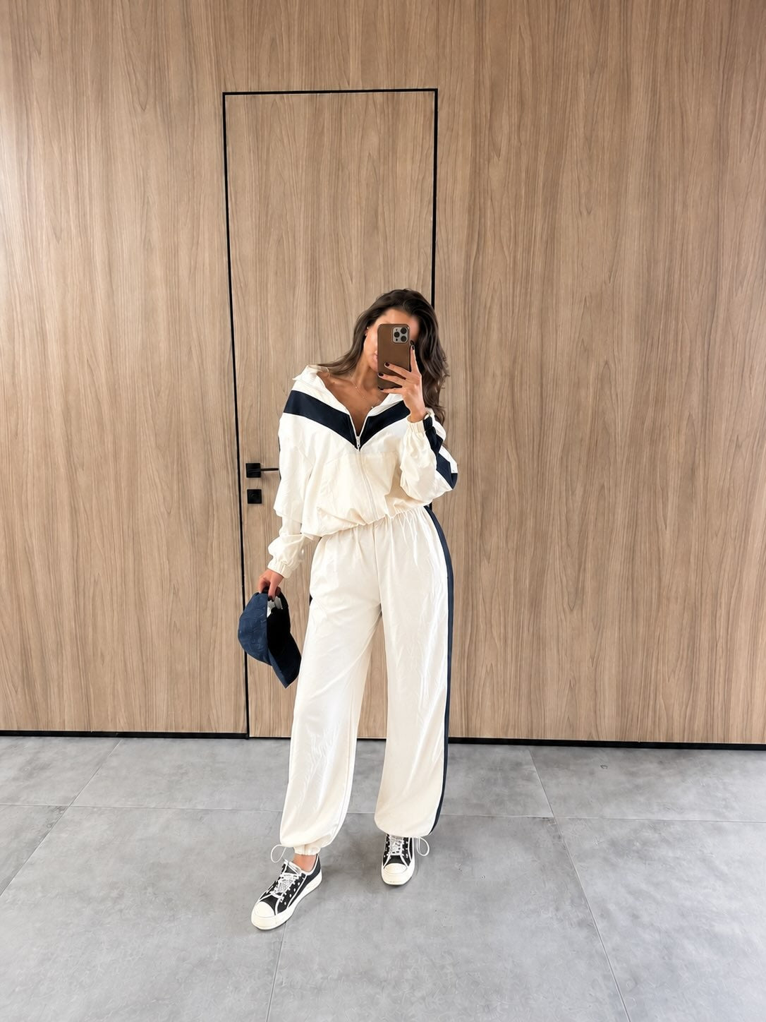 Maven Striped Windbreaker Jacket - styled