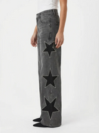 Vintage Century Wide-Leg Star Jeans