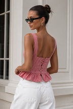 Vintage Century Gingham Top back