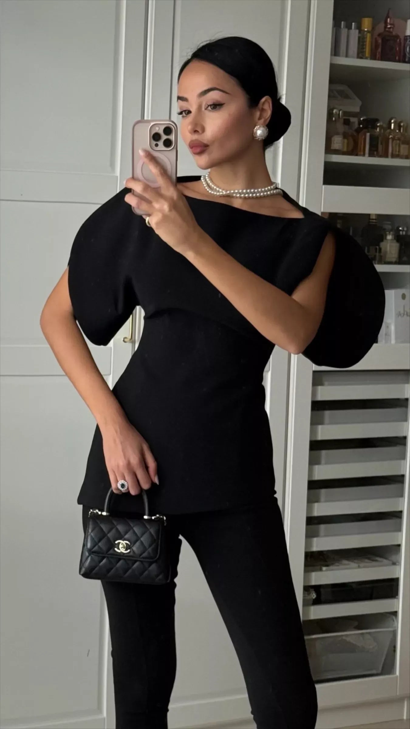 Diana Tricot Balloon Sleeve Top