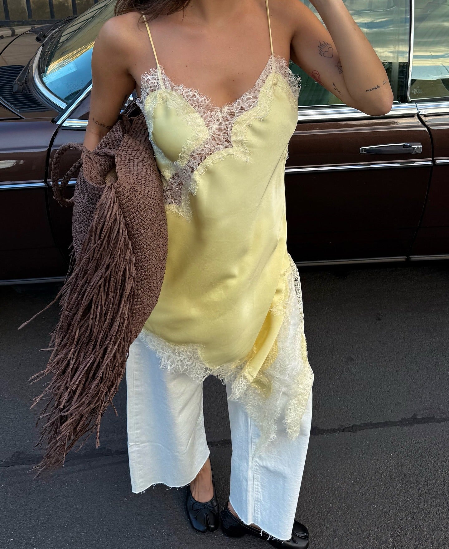 Kendall Asymmetric Lace Dress