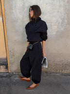 Diana Tricot Funnel Neck Windbreaker Jacket