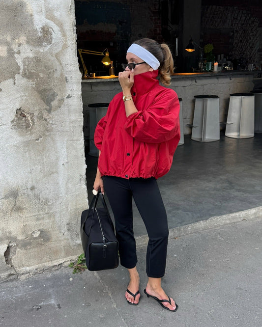 Maven Red Bomber Jacket