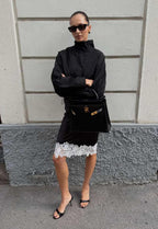 Diana Tricot Funnel Neck Windbreaker Jacket