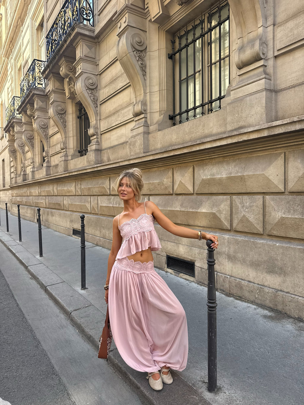 Kendall Lace Chiffon Set