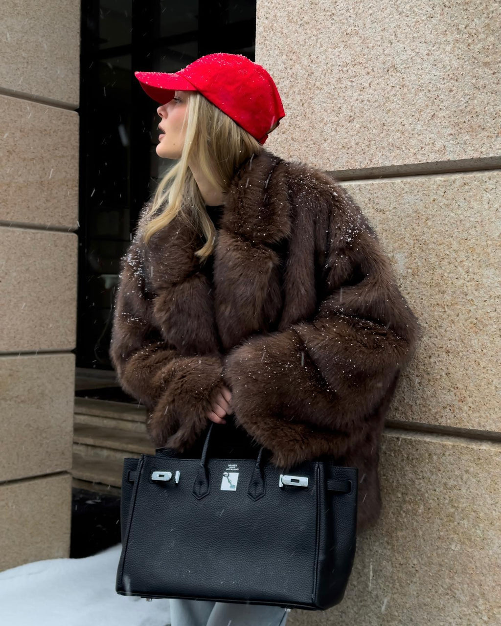 Ferryhill Oversized Faux Fur Coat