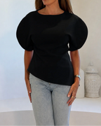 Diana Tricot Balloon Sleeve Top