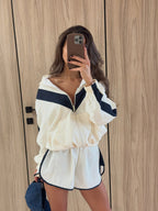 Maven Striped Windbreaker Set - front