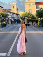 Kendall Lace Cami & Pants Chiffon Set