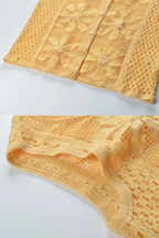 Sandra Becker Butter Yellow Crochet Set