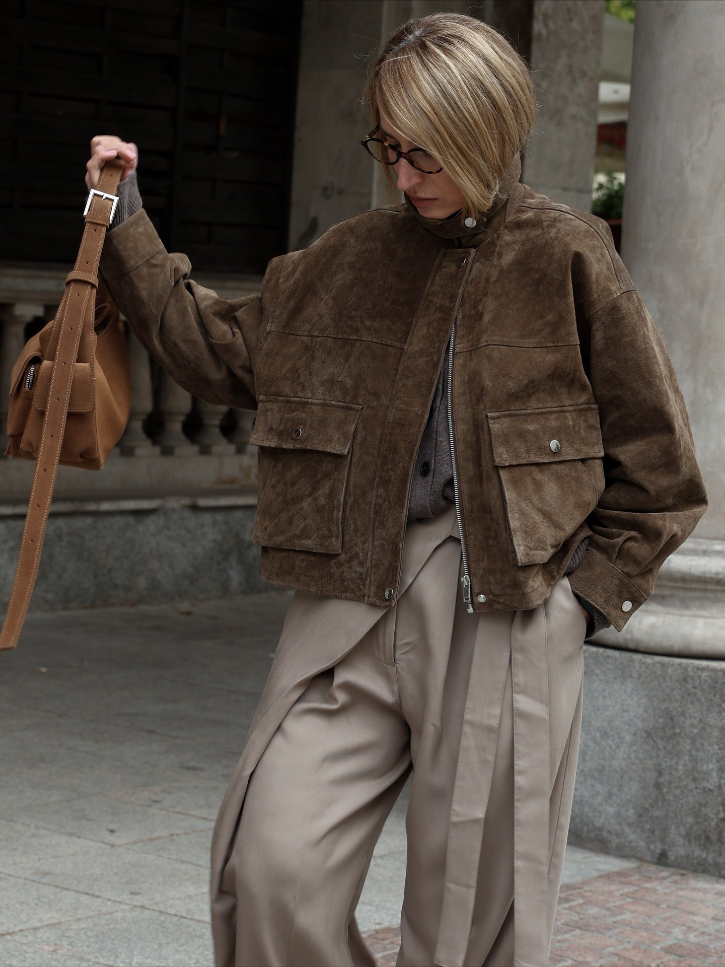 Brun & Code Suede Jacket