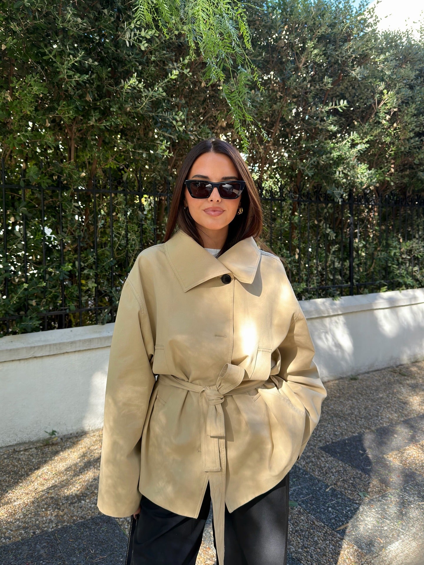 Verona Short Trench Jacket – luxevintage