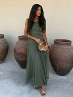 Camara Off-Shoulder Ruched Maxi Dress