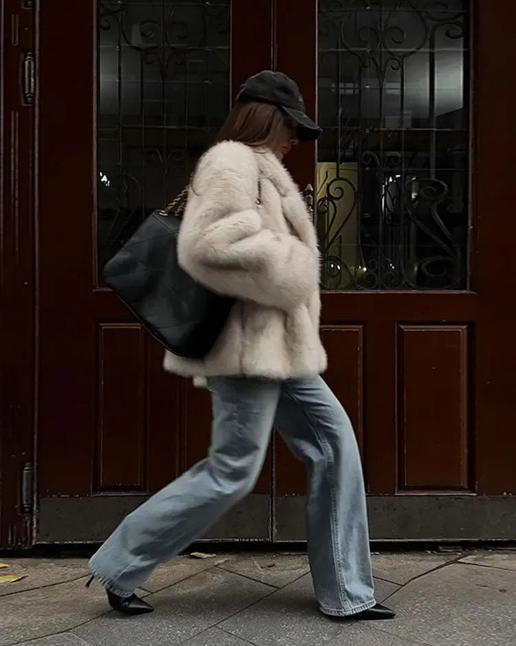 Ferryhill Oversized Faux Fur Coat