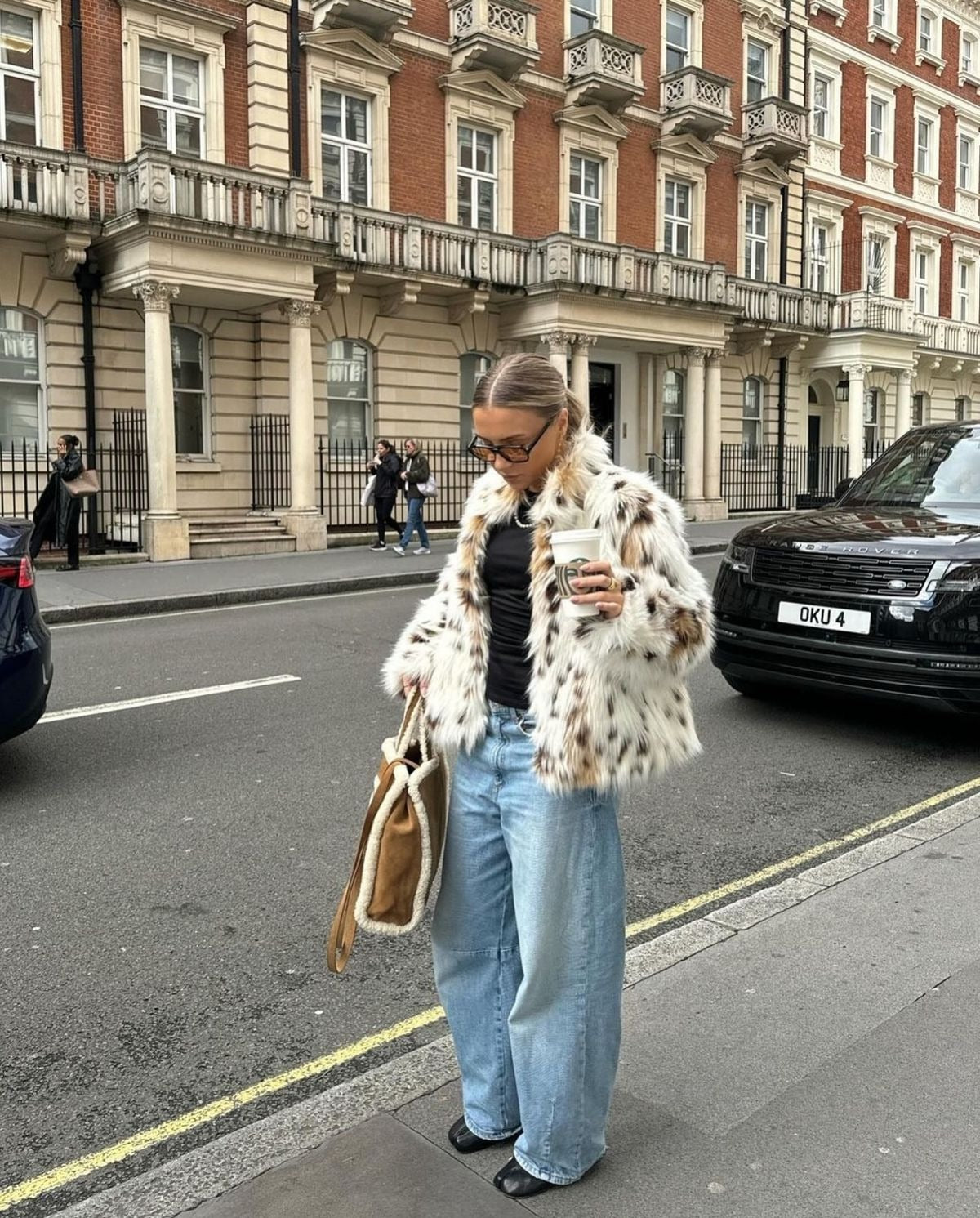 Ferryhill Snow Leopard Faux Fur