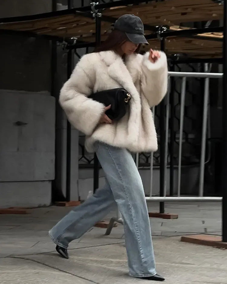 Ferryhill Oversized Faux Fur Coat