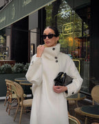 Diana Tricot Ivory Long Coat