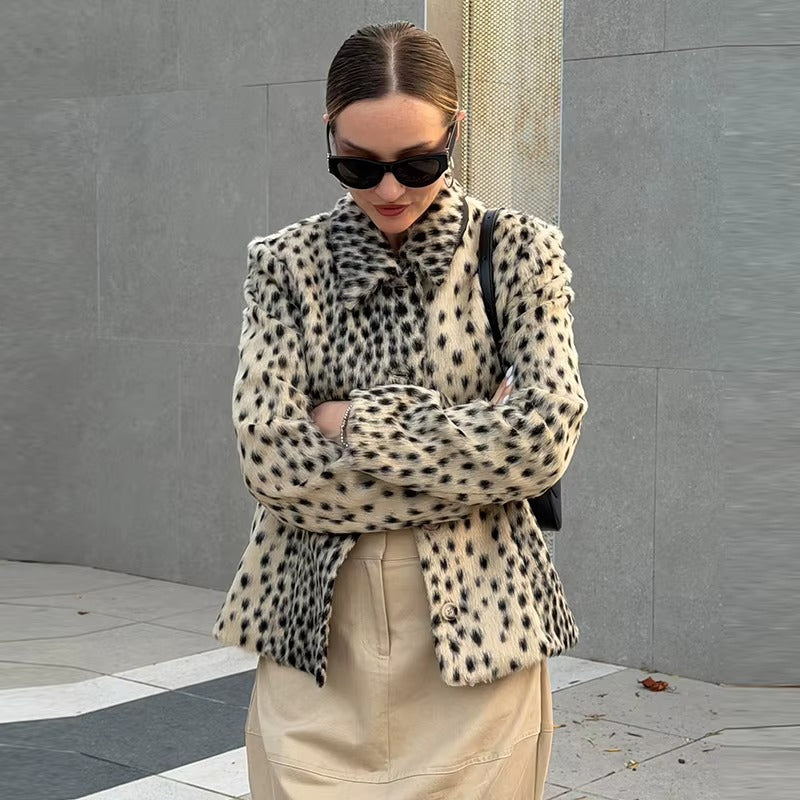 Ferryhill Faux Fur Bambi Jacket [Pre-order]