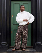 Diana Tricot Funnel Neck Windbreaker Jacket