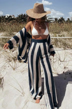 Camara Striped Crochet Co-Ord Set