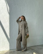 Diana Tricot Three-Piece Knit Set