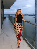 Camara Scarf Wrap Midi Skirt