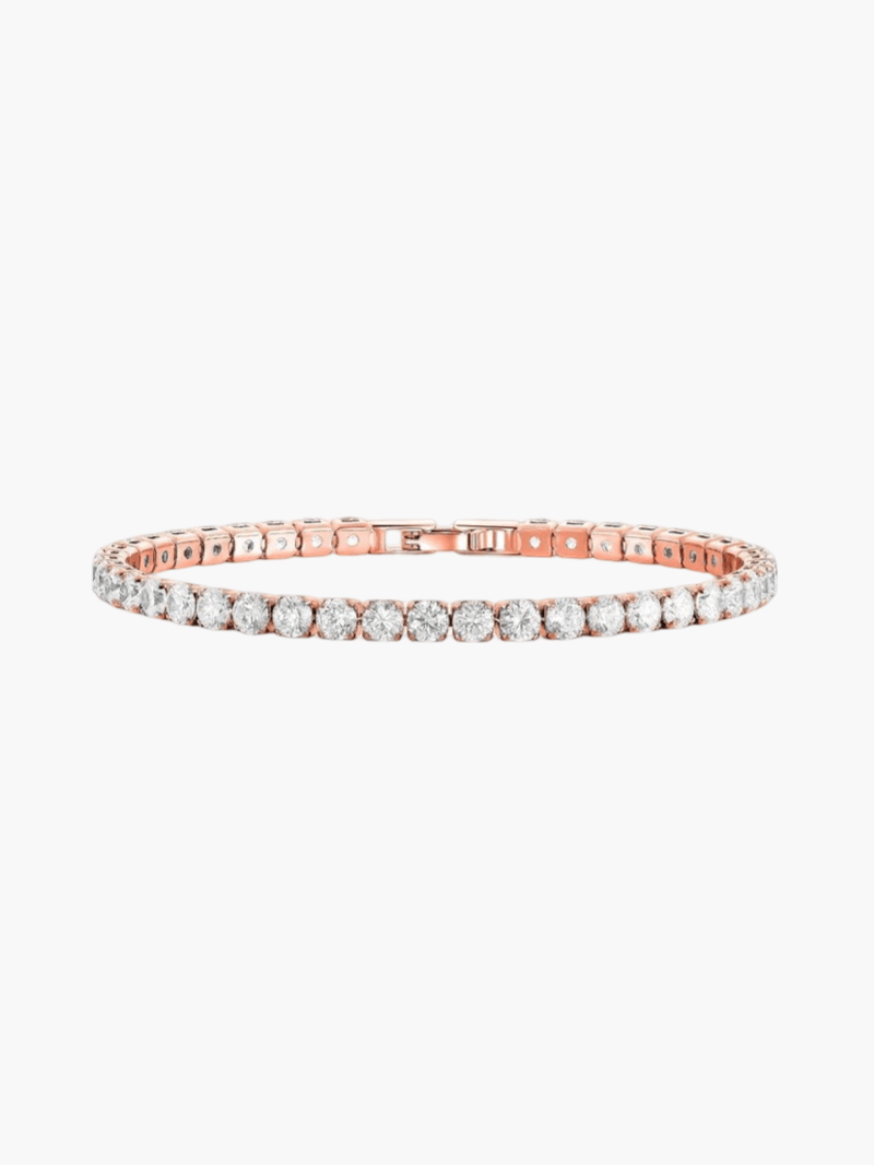 Élise Tennis Bracelet - Rose Gold