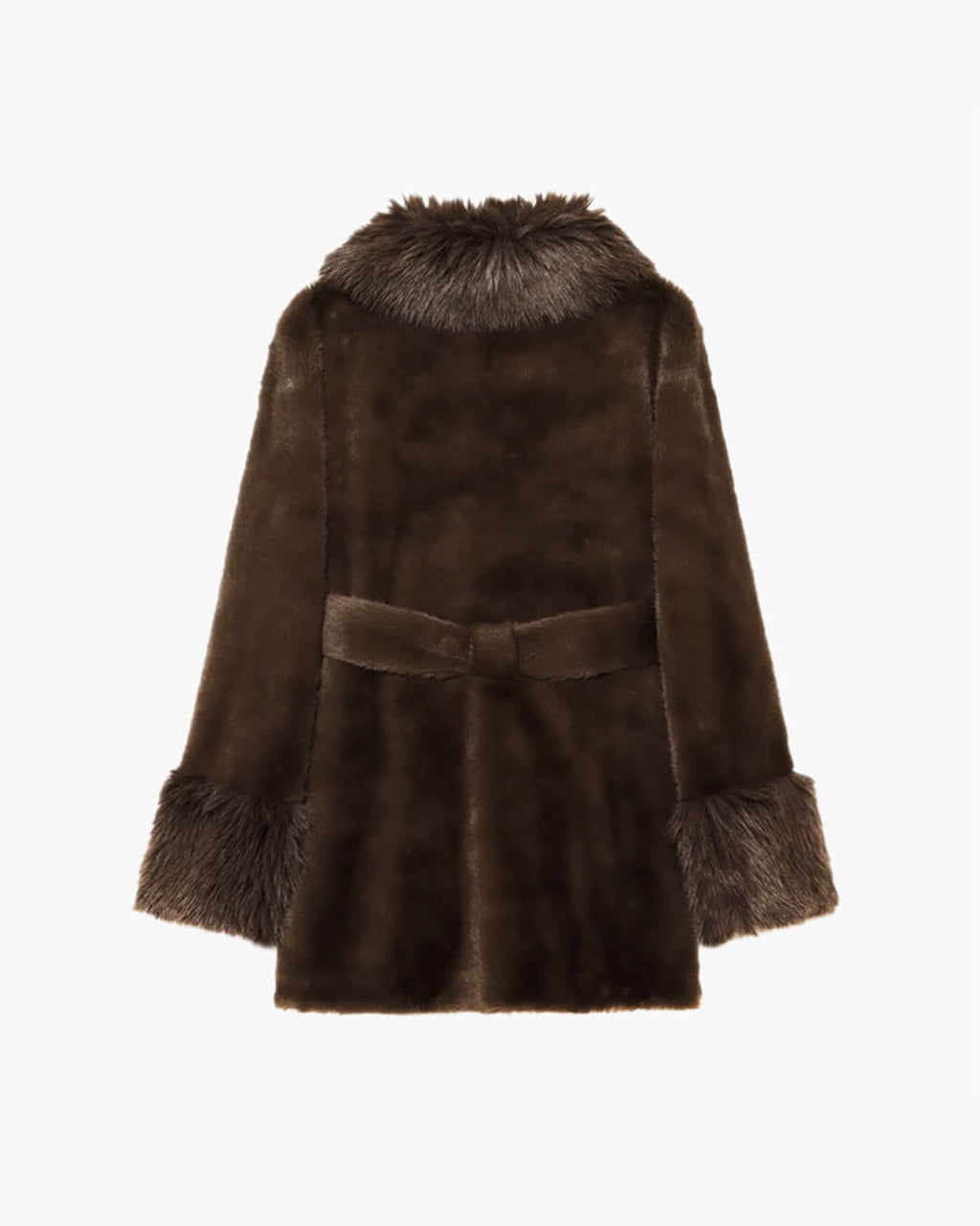 Ferryhill Belted Faux Fur Coat