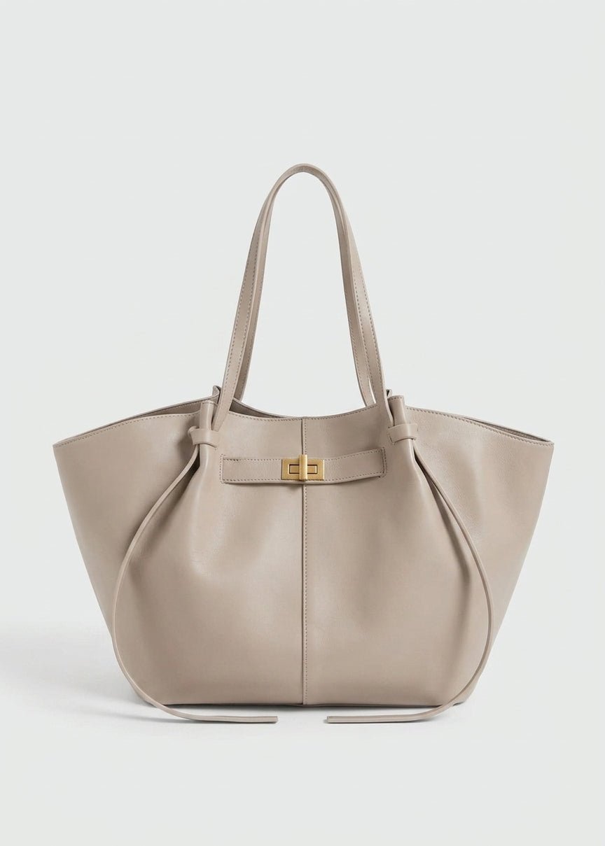 Gisèle Winged Shopper Bag - Beige