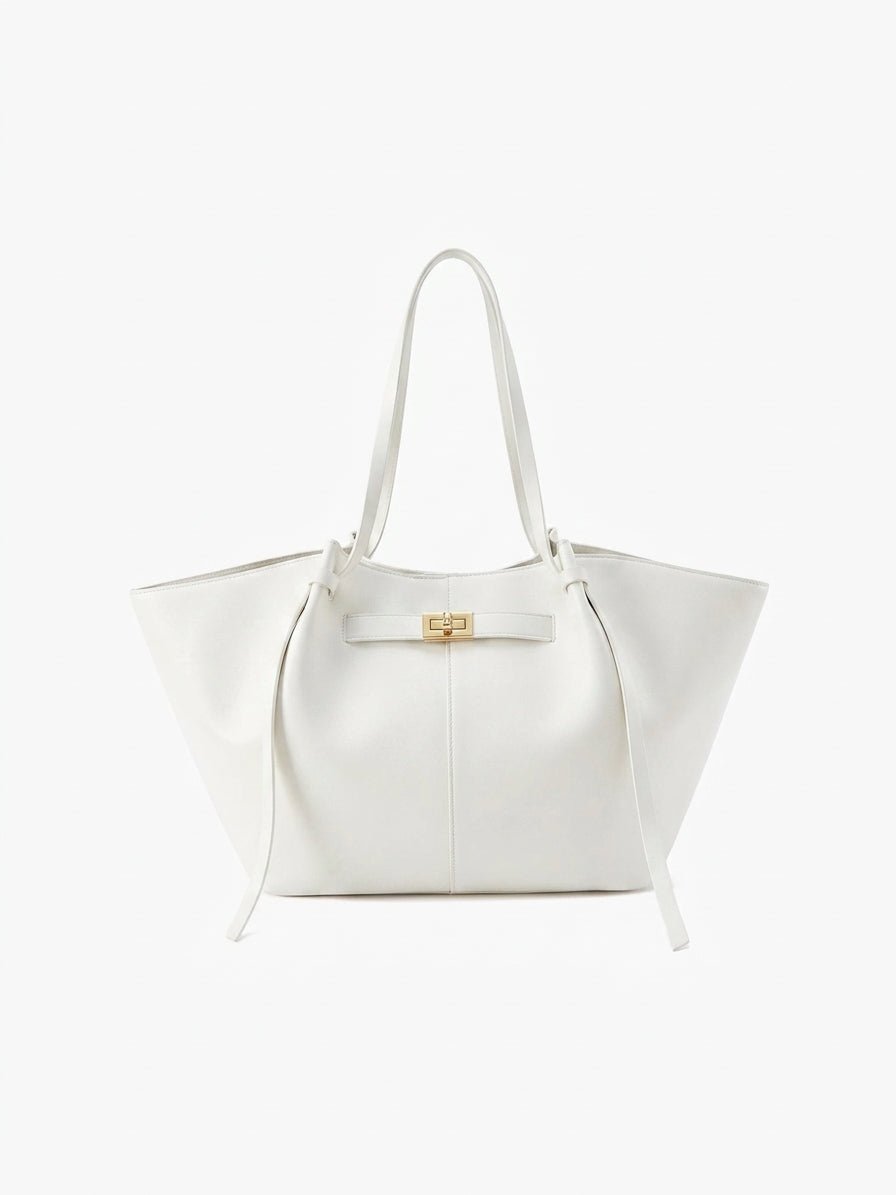 Gisèle Winged Shopper Bag - White