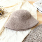Margot Fuzzy Bucket Hat - Beige