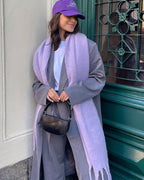 Céleste Tasseled Winter Scarf - Lavender