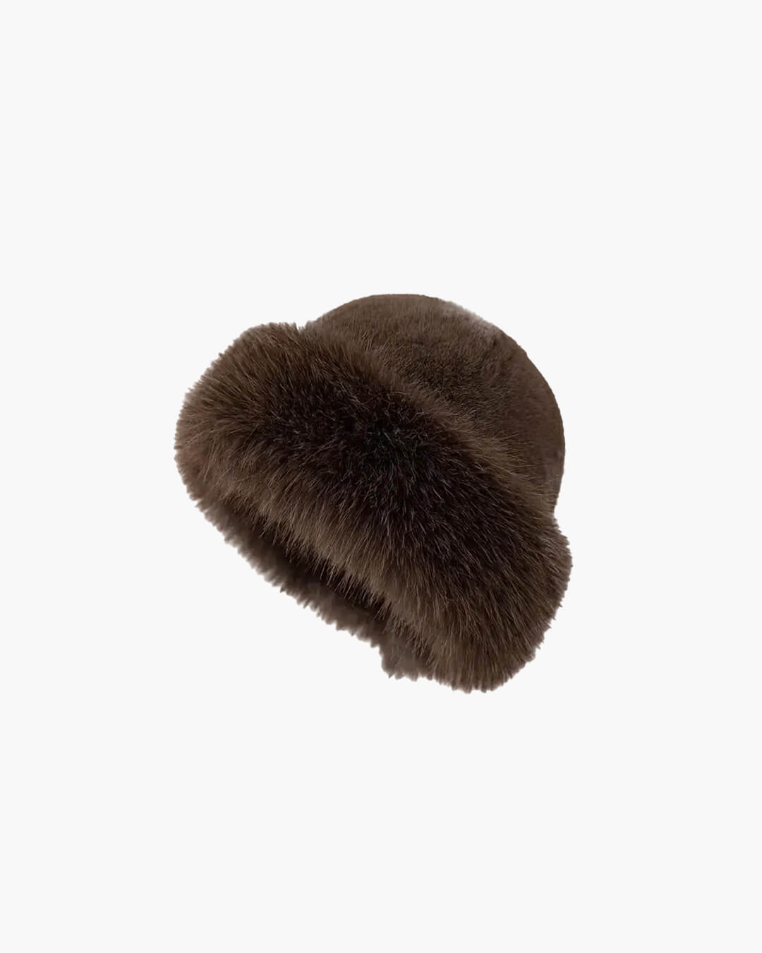 Odile Faux Fur Hat - Brown