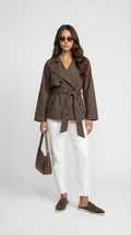 Camille Double-Breasted Trench Coat