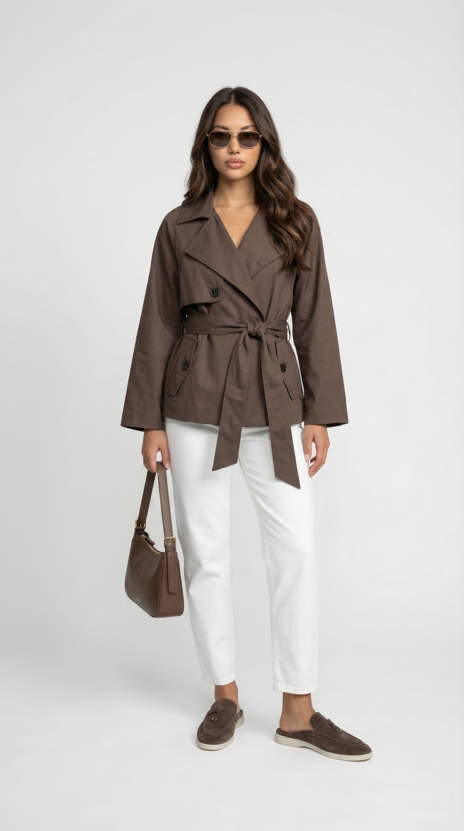 Camille Double-Breasted Trench Coat