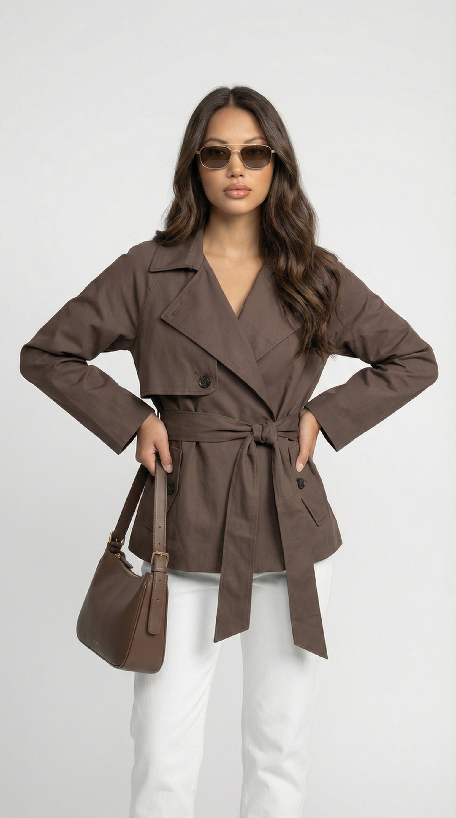 Camille trench detail