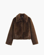 Faustine faux fur side