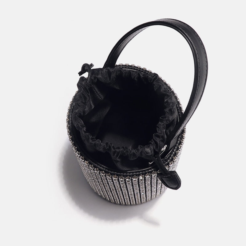 Dazzle bucket crossbody