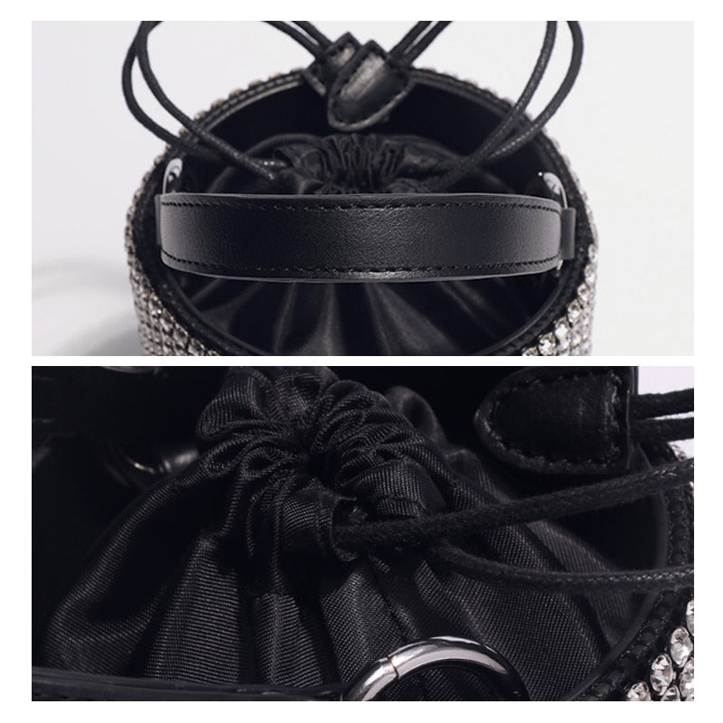 Dazzle bucket crossbody