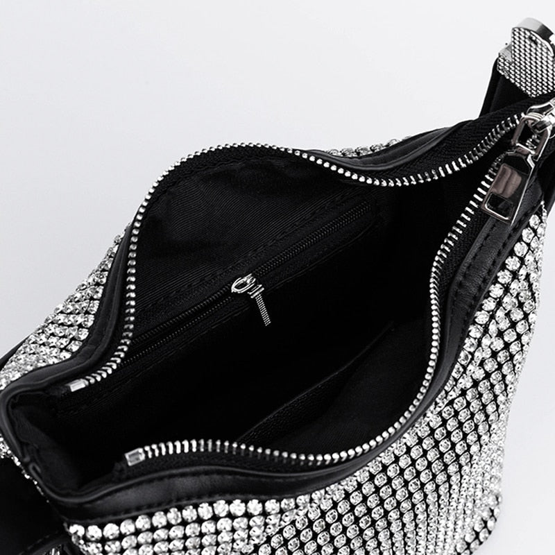 Dazzle croissant bag